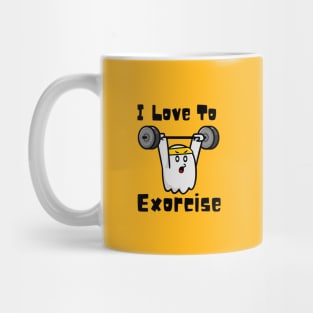 I Love To Exercise Mug